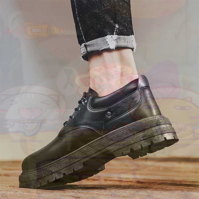 Streetwear Gym Brand - ダーク天然皮革ファッショントレーナーテニスメンズスニーカーファッション紳士靴品質スニーカースポーツ低価格健康