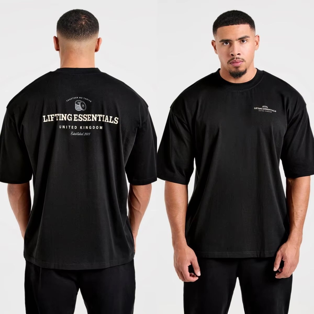 Streetwear Gym Brand - ニュージム クラシックロゴ ストレングスフィットネス ブランド Tシャツ コットン