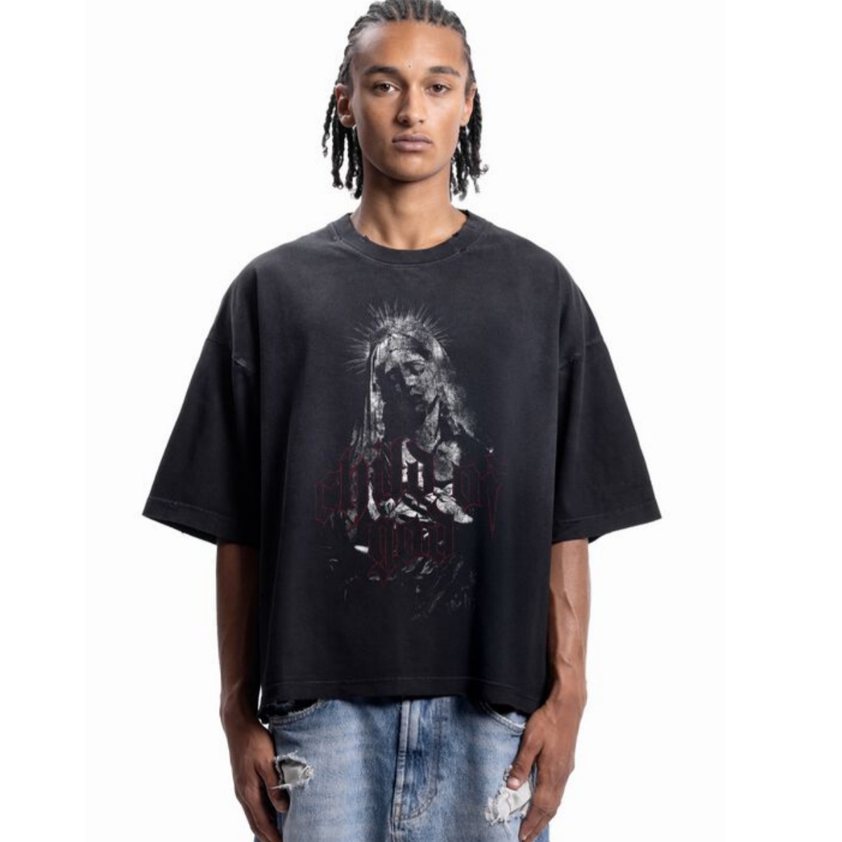 カルトメタルフォントストリートトレンディブランド Tシャツコ - Streetwear Brand Font のレビューと価格