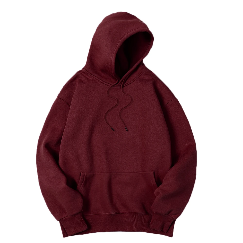 メンズ無地フード付きセーター 暖かいウール製 ファッションス - Streetwear Brand Hoodies のレビューと価格