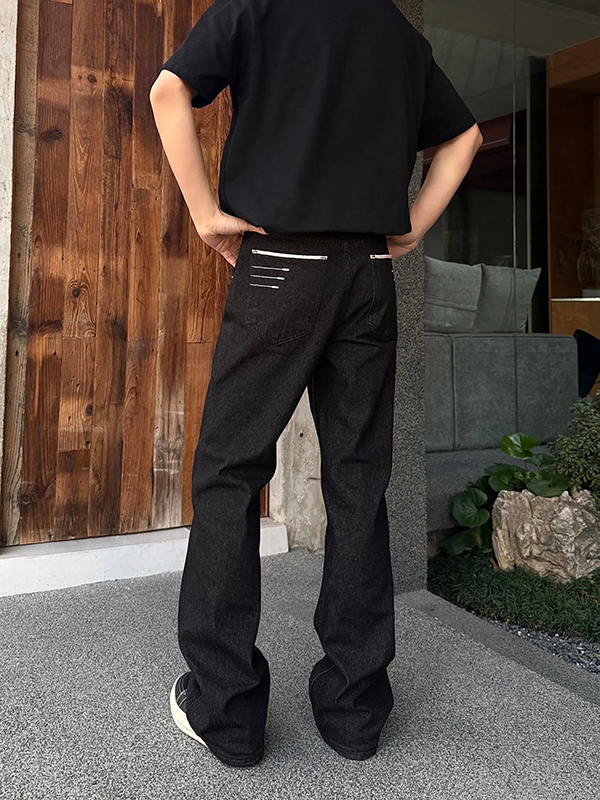 クリーンフィットアメリカンハイストリートスキニーフレアデニム - Streetwear Brand Denim のレビューと価格