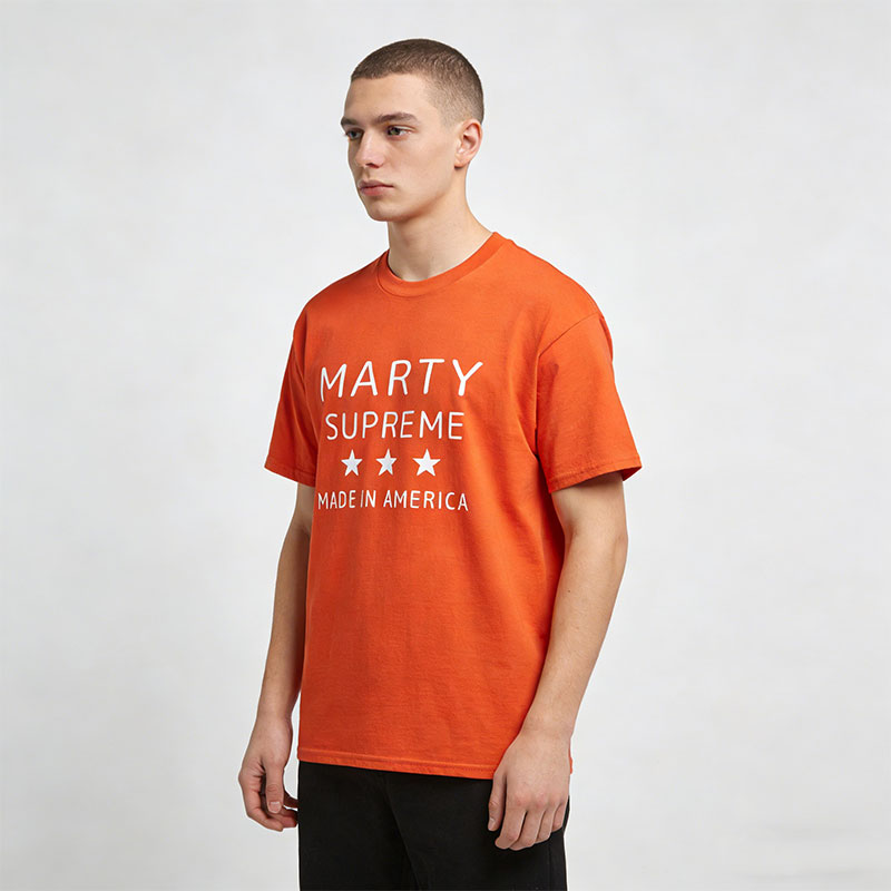 マーティ シュプリーム オレンジ コットン Tシャツ パトリ - Supreme Brand Streetwear のレビューと価格