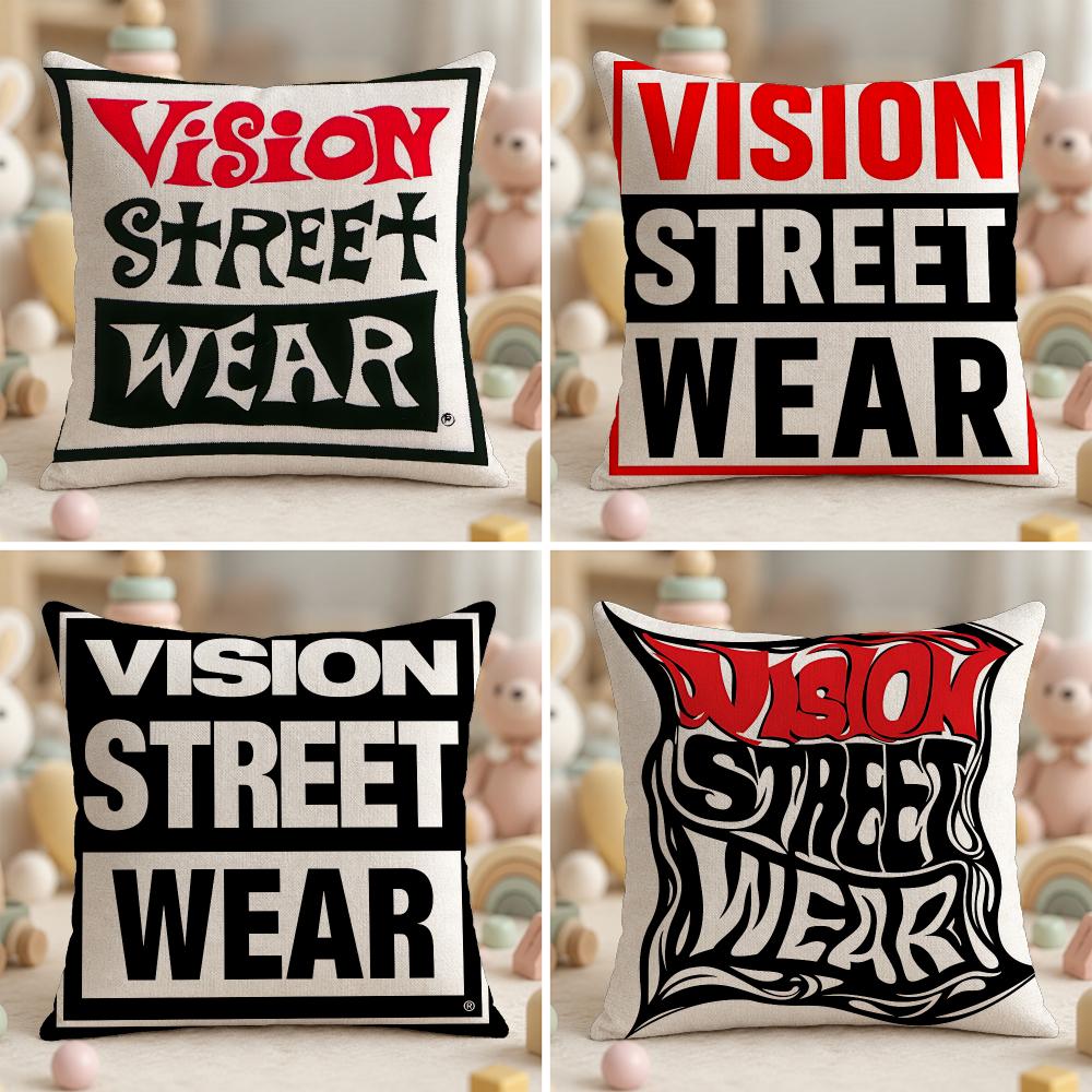 有名ブランドV-Visionストリートウェアのクッションカバ - Streetwear Brand Home Decor のレビューと価格