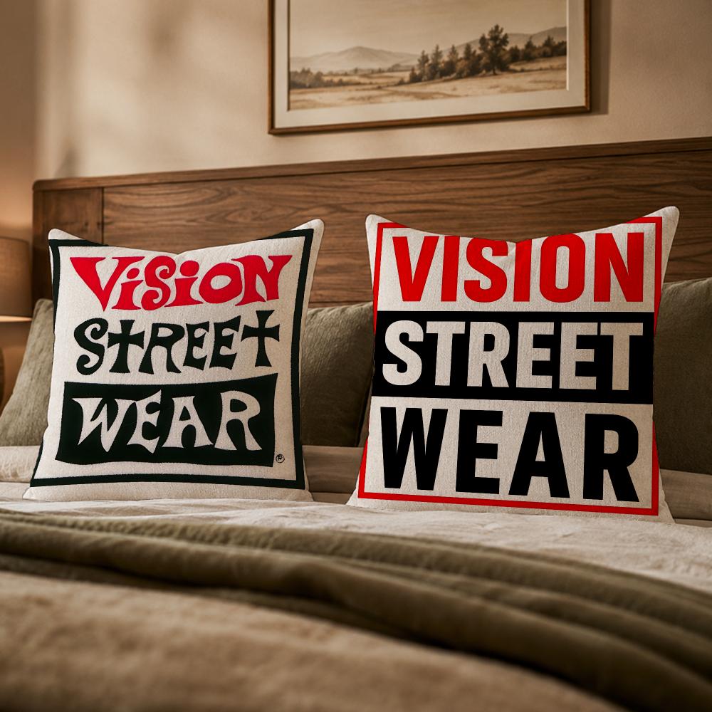 有名ブランドV-Visionストリートウェアのクッションカバ - Streetwear Brand Home Decor のレビューと価格