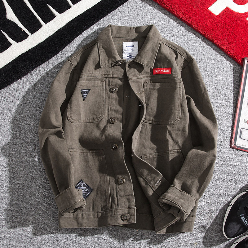 男性と女性のためのレトロなバギージーンズジャケット,ストリー - Streetwear Brand Denim のレビューと価格